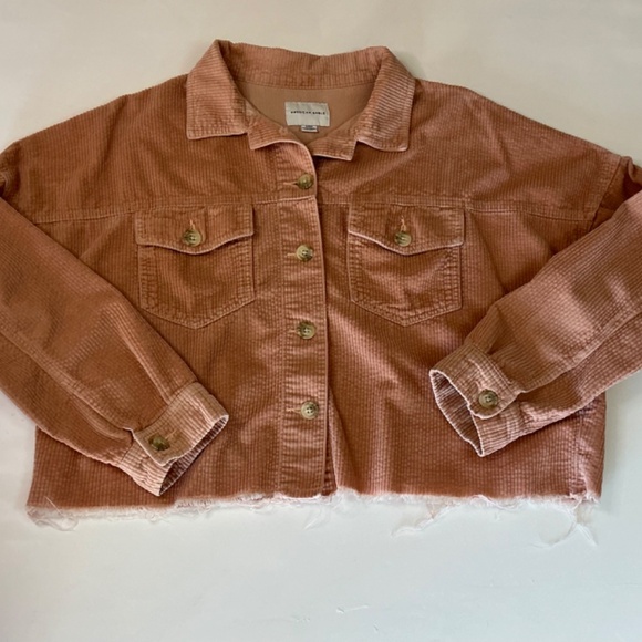 American Eagle Corduroy Dune Chore Jacket light brown small - Picture 4 of 5